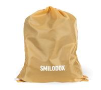 SMILODOX Turnbeutel Damen - Praktischer Sportbeutel für Kleidung & Sportschuhe, Farblich Abgesetzte Bänder Rucksack Damen, Stoffbeutel Innentasche mit Reißverschluss, Verstellbare Kordel Sporttasche