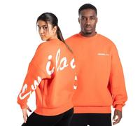 SMILODOX Unisex Oversize Sweatshirt Liquid Brail, Locker Geschnittener Pullover mit weichem Baumwollmix und markantem Rückenprint, Streetstyle-Design Hoodie für Alltag, Sport & Freizeit