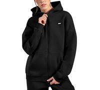 SMILODOX Zip Hoodie Damen Lyanna, Kapuzenjacke mit Reißverschluss, weichem Material und Seitentaschen, dezentes Logo, Hochwertige Verarbeitung, Lässiger Allrounder für Alltag, Freizeit und Sport