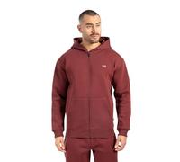 SMILODOX Zip Hoodie Herren Ilyas, Strickjacke mit Logo auf der Brust, durchgehendem Frontzipper, weichem Stoff, Hoody Gerippter Bund für stabilen Sitz, ideal für Alltag, Freizeit und Streetstyle
