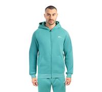 SMILODOX Zip Hoodie Herren Yasin, Kapuzenpullover mit Logo auf der Brust, leicht überschnittenen Schultern, weichem und hochwertigem Stoff, sportlicher Hoody für Alltag, Streetstyle und Freizeit