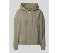 Smith and Soul Oversized Sweatjacke mit Kapuze in Khaki, Größe XL