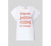 Smith&Soul - Oversize T-Shirt Print Mix powder blue print - Gr. - M
