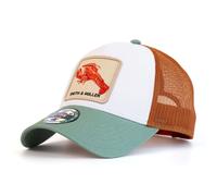 Smith&Miller Basecap Miramar Trucker Youth Cap weiss/braun/grün - 1 Stück, Größe OneSize