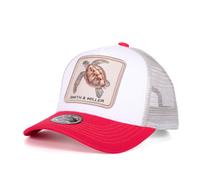 Smith&Miller Basecap Miramar Trucker Youth Cap weiss/koral/silber - 1 Stück, Größe OneSize