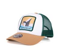 Smith&Miller Basecap Miramar Trucker Youth Cap weiss/mustardgelb/grün - 1 Stück, Größe OneSize