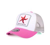 Smith&Miller Basecap Miramar Trucker Youth Cap weiss/pink/grau - 1 Stück, Größe OneSize