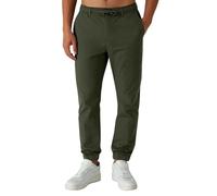 Smith & Solo Chino Hose Herren - Chinohose Baumwolle Freizeithose Hosen Arbeitshosen Männer mit Kordelzug Jogginghose Regul Chinos Lang (Khaki, M)