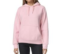 Smith & Solo Hoodie Damen - Kapuzenpullover Frauen Baumwolle Long, mit Kapuze Pullover Sweatshirt Rundhals, Slim Fit Freizeit Sport Langarmshirt, Hoodies Training - Pulli Streetwear (XL, Rosa)