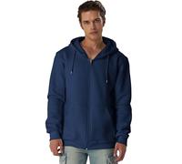 Smith & Solo Hoodie Herren Reißverschluss - Sweatjacke Kapuzenjacke Zipper Kapuzenpullover Hoodies Männer Kapuzenpulli Regular Fit (Navy M)