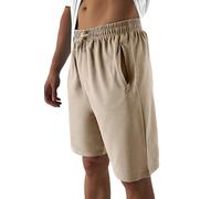 Smith & Solo Sporthose Herren Kurz - Kurze Hosen Herren, Laufshorts Männer Sommer Baumwolle Jogginghose Fitnesshose Sport Sportshorts Bermuda Shorts Hose Trainingshose Tennis (L, Beige)