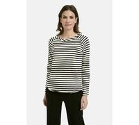 Langarmshirt SMITH & SOUL, Damen, Gr. L, schwarz, Jersey, Obermaterial: 100% Baumwolle, gestreift, regular fit hüftbedeckend, Rundhals, Raglanärmel, Shirts Langarmshirt, aus Baumwolle, Rundhals (61396