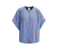 Smith&Soul - Half Slv Batwing Blouse with Placket indigo print - Gr. - XS