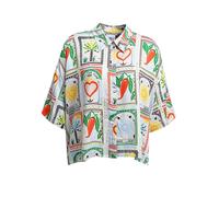 Smith&Soul - Boxy Shirt Collar Blouse Half Slv chili print - Gr. - XS