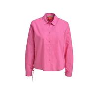 Smith and Soul Hemdbluse mit seitlichen Schnürungen und Hemdblusenkragen in Pink, Größe XL