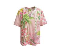Smith & Soul - Short Slv V-neck Blouse powder rosã© print - Gr. - M