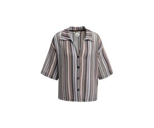 Smith&Soul - Boxy Crochet Jersey Shirt Striped - Gr. - L