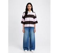 Smith&Soul - Boxy Croppd Rugby T-Shirt Striped - Gr. - XL