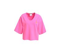 Smith&Soul - Boxy Cropped Sweatshirt Shortsleeve neon pink - Gr. - S