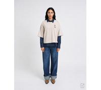 Smith & Soul - Boxy Cropped Sweatshirt Shortsleeves oat milk - Gr. - M