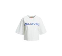 Smith&Soul - Boxy Cropped T-Shirt Print Mix indigo print - Gr. - XS