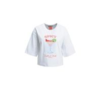 Smith&Soul - Boxy Cropped T-Shirt Print Mix peach print - Gr. - S
