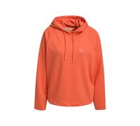 Kapuzensweatshirt SMITH & SOUL, Damen, Gr. M, mandarin rot, Sweatware, Obermaterial: 70% Baumwolle, 20% Modal, 10% Polyester, bestickt, unifarben, hüftbedeckend, Raglanärmel abgesteppte Kante, Sweatsh