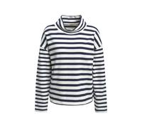 Smith & Soul - Boxy Longsleeve Slub Striped marine - Gr. - S