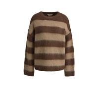 Smith&Soul - Brushed Striped Pullover choco print - Gr. - M
