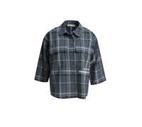 Smith&Soul - Check Blouse 3_4 Sleeves grey melange print - Gr. - L