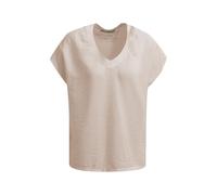 Smith&Soul - Crinkled V-neck Tshirt Blouse sand - Gr. - S