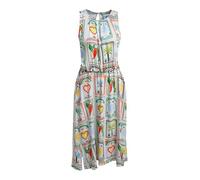 Smith & Soul Damen Ärmelloses Midikleid mit Taillengummi und All Over Print Chili Print, XL