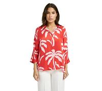 Smith & Soul Damen Bluse, Fledermausärmel, Hemdkragen, Viskosebluse, Chilli, XL