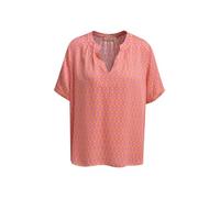 Smith & Soul Damen Gemusterte Bluse mit Kurzarm Sand, M