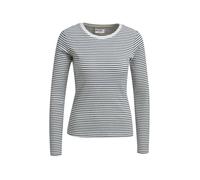 Smith & Soul Damen Geripptes Langarmshirt mit Streifenmuster Marine, Xs
