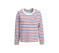 Smith & Soul Damen Gestreiftes Boxy Sweatshirt mit Backprint Royal, XXL