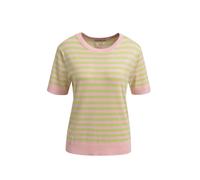Smith & Soul Damen Kurzarm-Pullover Rundhals mit Streifen