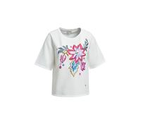 roundneck sweatshirt 1/2 sleeve w/ AW Weiß L