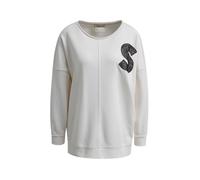 Smith & Soul Damen Oversized Sweatshirt mit Spitzen-Applikationen