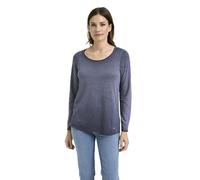 Smith&Soul Damen Longsleeve Basic Knit Marine Größe M