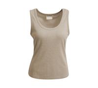 Smith&Soul - Fitted Metallic Rib Tanktop sand - Gr. - XS