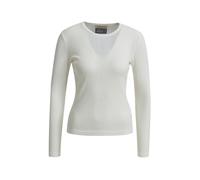 Smith&Soul - Fitted Rib Longsleeve Rn cream white - Gr. - XXL