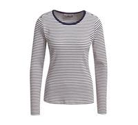 Smith&Soul - Fitted Rib Longsleeve Striped marine - Gr. - L