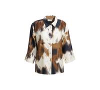 Smith&Soul - Fitted Shirt Collar Blouse offwhite print - Gr. - S