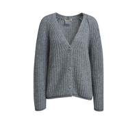 Smith&Soul - Hairy Raglan V-neck Cardigan dark grey - Gr. - S