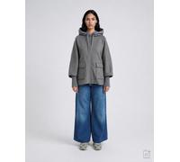 Smith&Soul - Hooded Hybrid Jacket grey melange - Gr. - XL