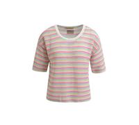 Smith&Soul - Multicolor Knit Half Slv Pullover offwhite print - Gr. - XS