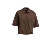 Smith & Soul - Nylon Half Slv Blouse dark brown - Gr. - L