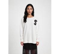 Sweater SMITH & SOUL, Damen, Gr. L, sand, Sweatware, Material: 70% Baumwolle, 30% Polyester, unifarben, oversize normal, Rundhals, eingesetzt Rippbündchen, Sweatshirts Sweater, mit Teilungsnähte (5283