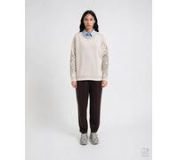 Smith&Soul - Oversize Sweatshirt Sleeve Embroidery oat milk - Gr. - XXL